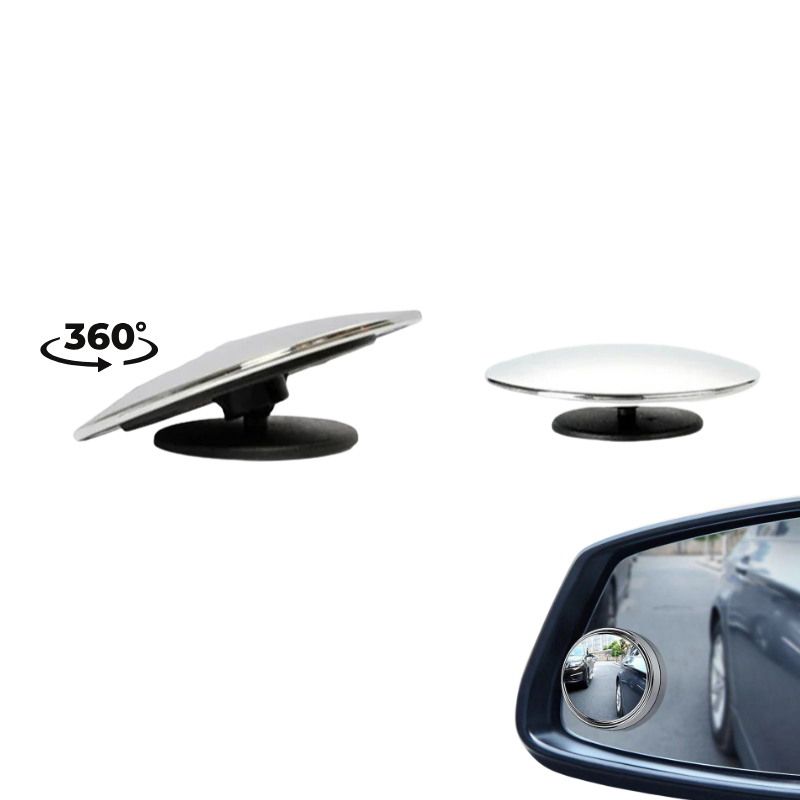 זוג מראות עזר לשדה ראייה קעורות 360°