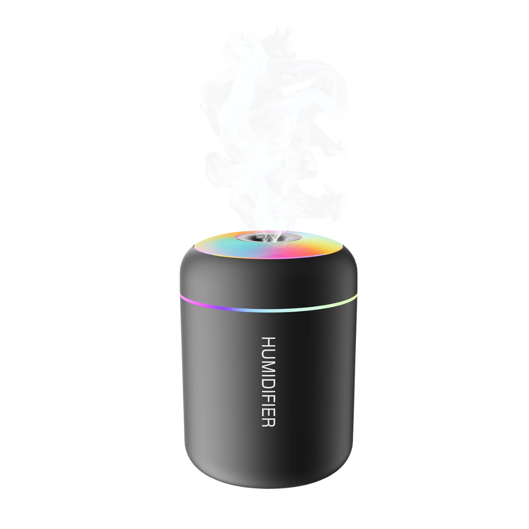 מפיץ ריח ואדים לרכב ולבית עם תאורת אווירה